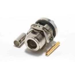 MT-2074-A - CONECTOR N HEMBRA CRIMPAR RG-58 PARA CHASIS.