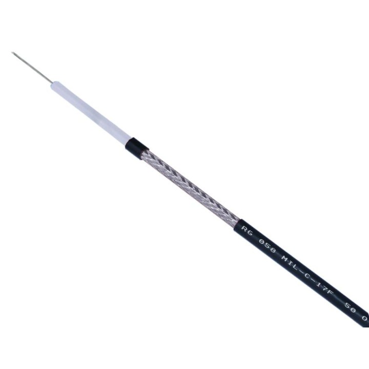 100 METROS RG58 - Cable coaxial RG-58. Diam. 4,95 mm. DRESSLER