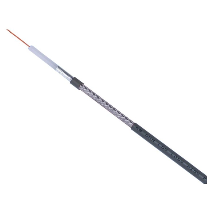 H-155 Cable coaxial bajas pérdidas H-155 (DRAKA)