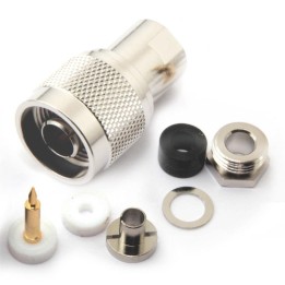 N-155-STG - CONECTOR N MACHO PARA H-155 Y SIMILARES. VERSIÓN PLATA.