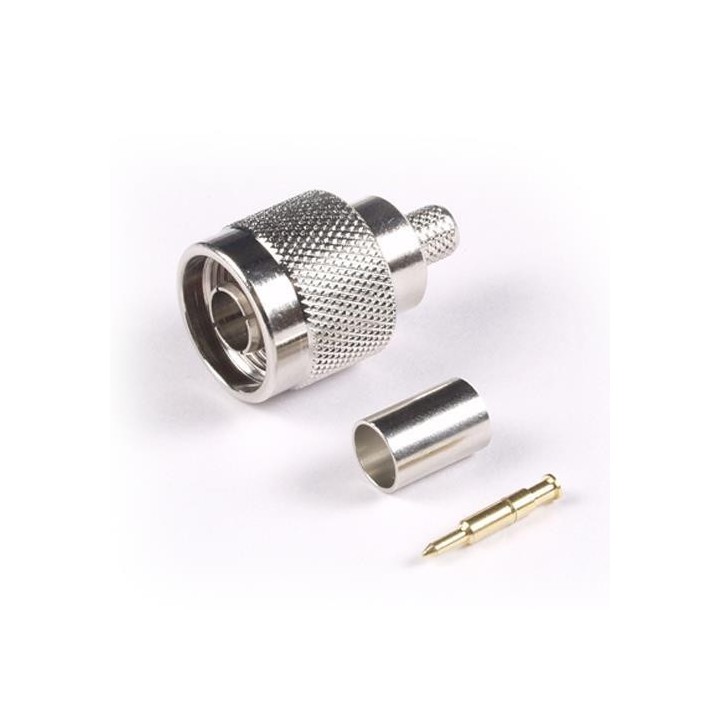 NM5D-SFA - CONECTOR N MACHO CRIMPAR PARA CABLE 5D-SFA.