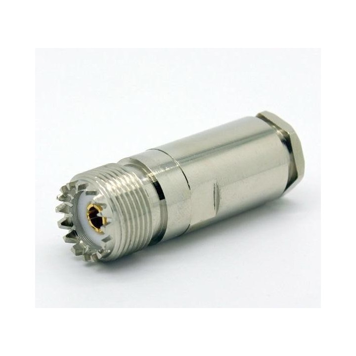 MT-2516 - Conector PL hembra para RG-213 y similares.