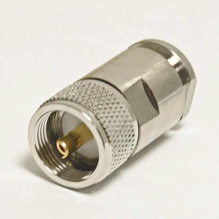 UHF-SPECIAL - Conector PL macho para RG-213 / AIRCOM.