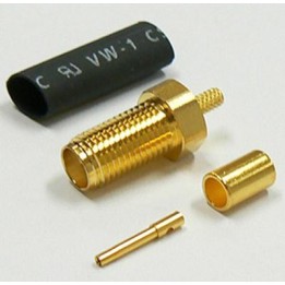 SMA-F-174 - CONECTOR SMA HEMBRA ESPECIAL PARA CABLE RG-174.