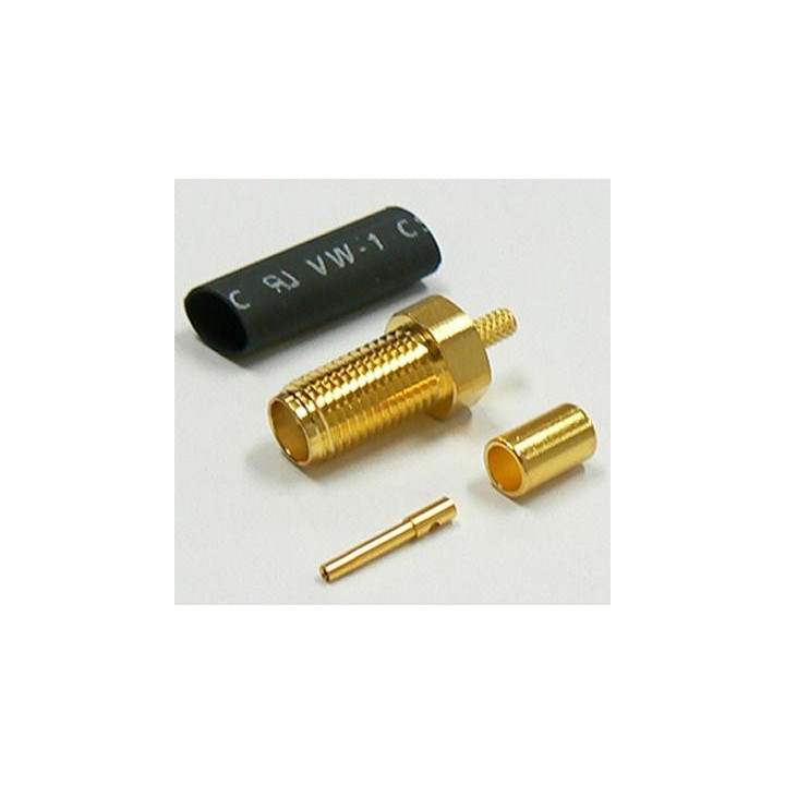 SMA-F-174 - CONECTOR SMA HEMBRA ESPECIAL PARA CABLE RG-174.