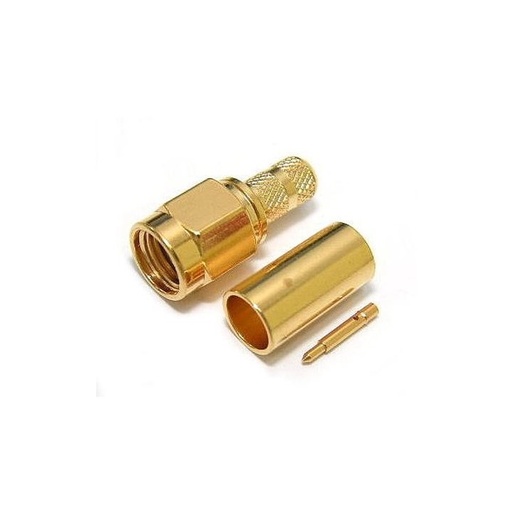 MT-2093-A - CONECTOR SMA MACHO PARA RG-58 Y SIMILARES. VERSIÓN CRIMPAR.