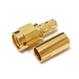 SMAR-CRIMP - CONECTOR SMA-R MACHO PARA RG-58 Y SIMILARES. VERSIÓN CRIMPAR.