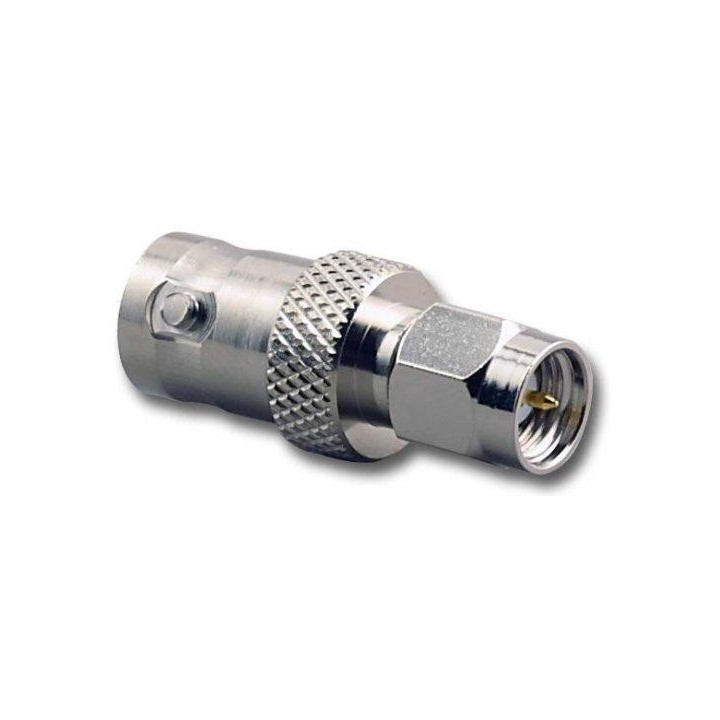 MT-7820 - ADAPTADOR SMA MACHO / BNC HEMBRA.