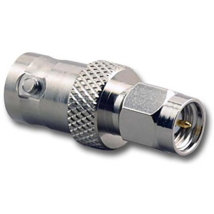 MT-8820 - Adaptador SMA macho / BNC hembra.