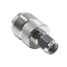 MT-8828  Adaptador SMA macho / PL hembra.  UHF hembra