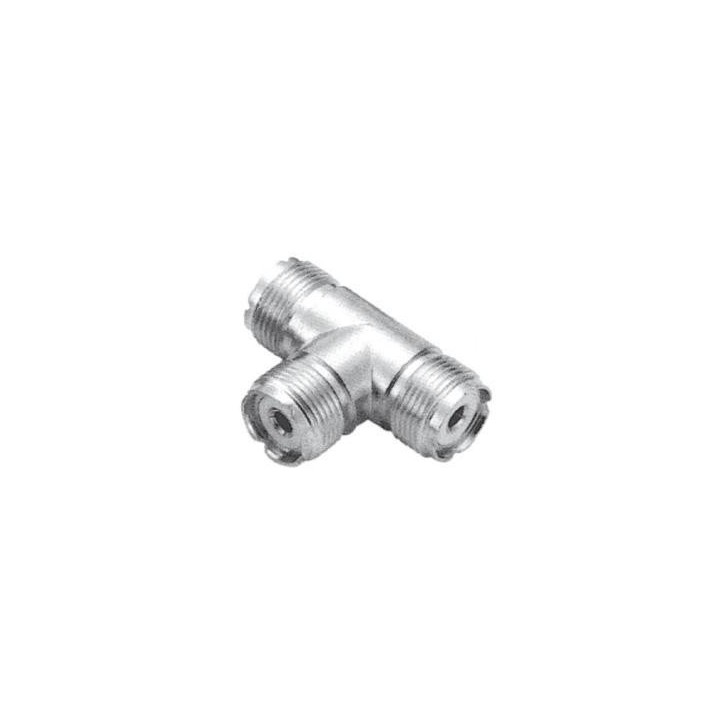 MT-2168 - ADAPTADOR PL HEMBRA / PL HEMBRA EN FORMA DE T.