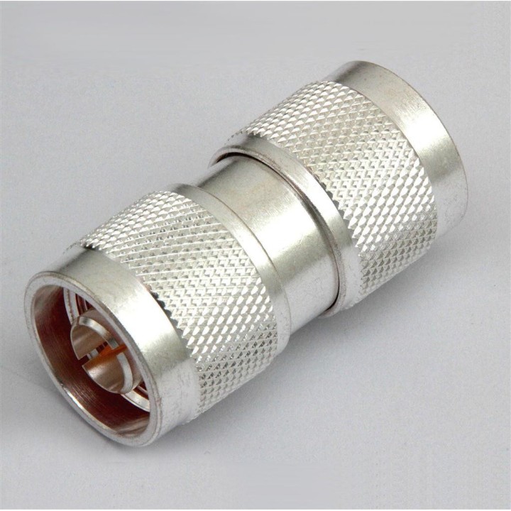UG-57-STG - CONECTOR DOBLE N MACHO. VERSIÓN PLATA