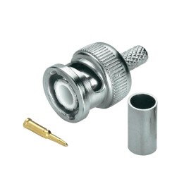 MT-9901 - CONECTOR BNC MACHO PARA RG-58 Y SIMILARES.