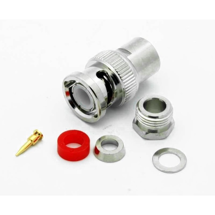 MT-2021-A - CONECTOR BNC MACHO ROSCA PARA RG-58 Y SIMILARES.