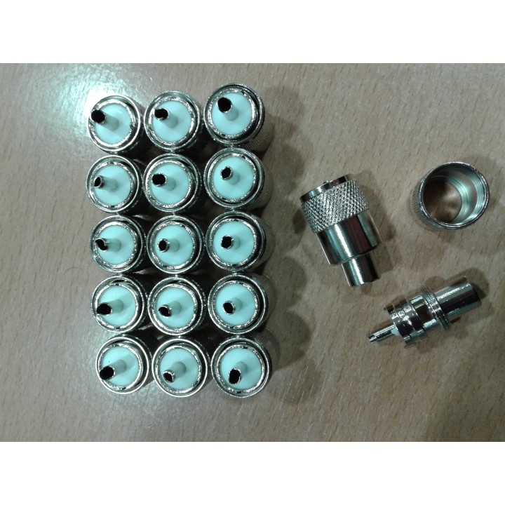 PL-259-L - CONECTOR PL-259 LARGO PARA RG-58 Y SIMILARES