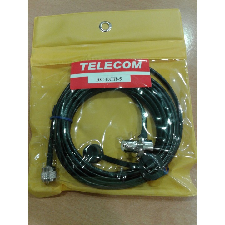 RC-ECH - CABLE DE 4 M. RG-58, CONECTORES PL. ACODADO.