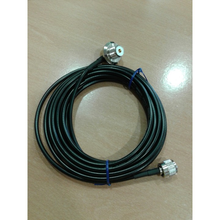 RC-ECH - CABLE DE 4 M. RG-58, CONECTORES PL. ACODADO.