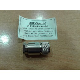 UHF-SPECIAL - CONECTOR PL MACHO PARA RG-213 / AIRCOM.