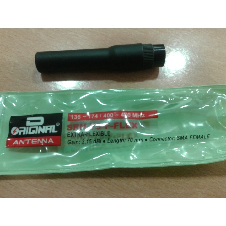 SRH-75-M-FLEX - ANTENA VHF/UHF ULTRAFLEXIBLE PARA TRANSCEPTOR PORTÁTIL