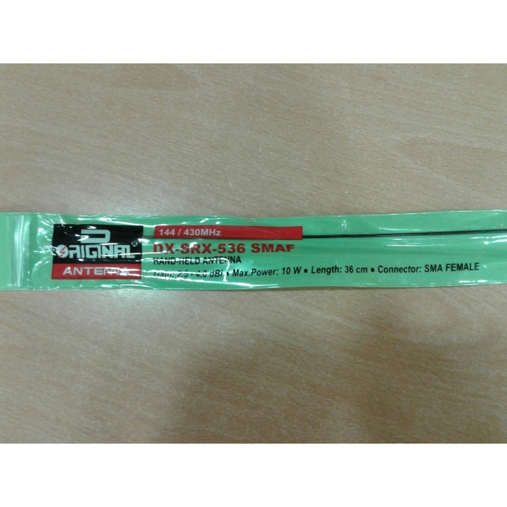 DX-SRX-536-SMAF - ANTENA 144/430 MHZ. EXTRAFLEXIBLE