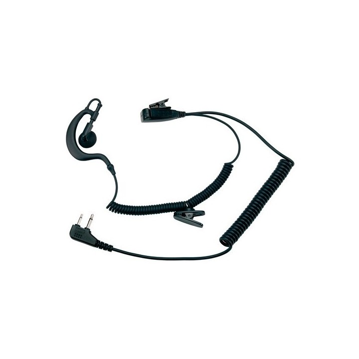 MIDLAND A 21 M Auricular lobular regulable y micrófono con PTT