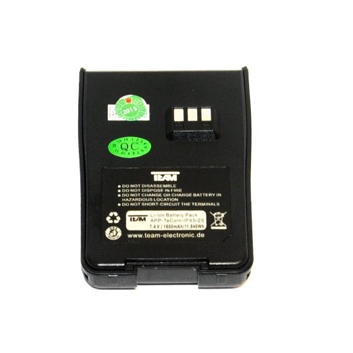 PR-2366 - BATERÍA PARA TECOM IPX5 / IPZ5 / IP3. 1600 MAH 7.4 V