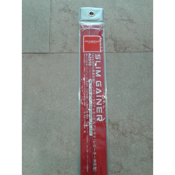 ANTENA DIAMOND AZ-510 DOBLE BANDA ORIGINAL JAPON SLIM GAINER 