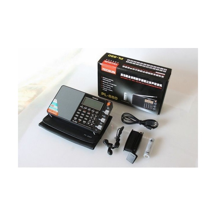 TECSUN PL-880 RECEPTOR MULTIBANDA TODO MODO COLOR NEGRO