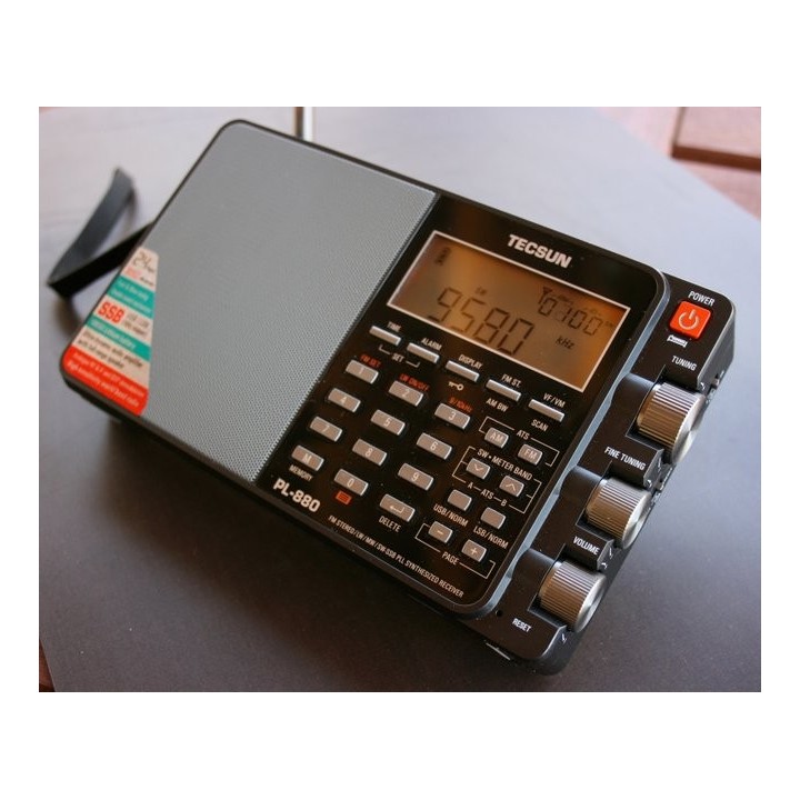 TECSUN PL-880 RECEPTOR MULTIBANDA TODO MODO COLOR NEGRO