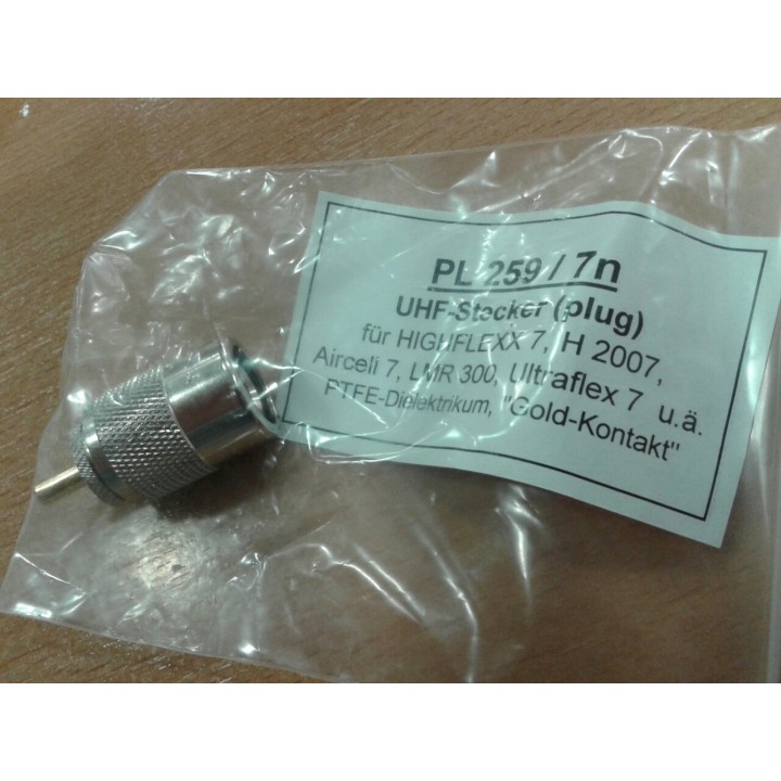 MT-7607 - CONECTOR PL MACHO PARA AIRCELL-7.