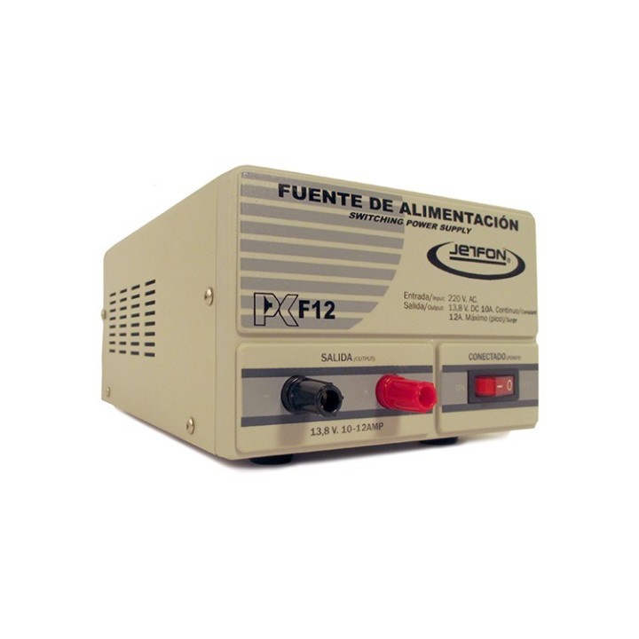 Jetfon PC-F12 Fuente de alimentación conmutada 13.8V 10/12A